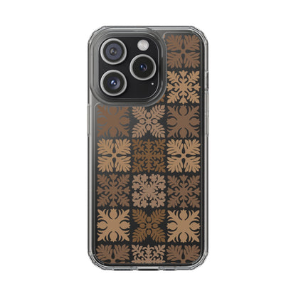 Clear Brown Hawaiian Quilt Standard