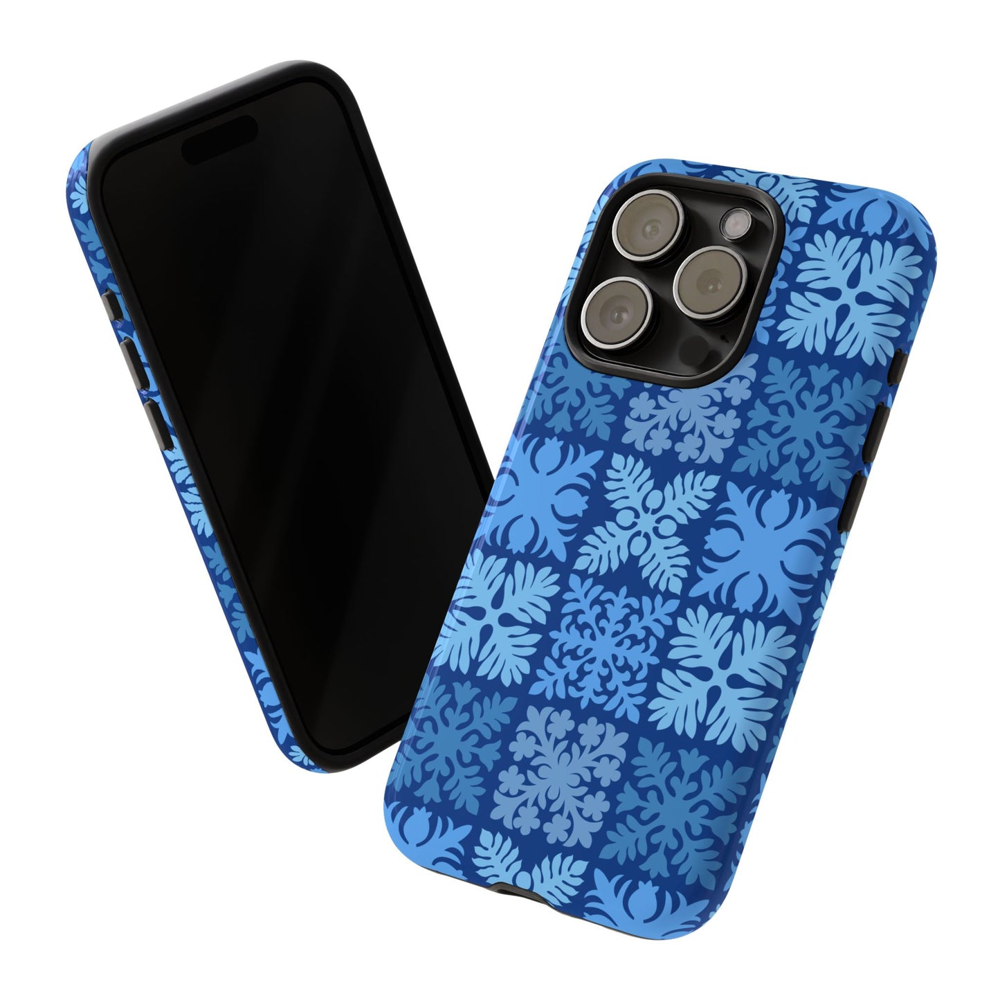 Blue Hawaiian Quilt Standard