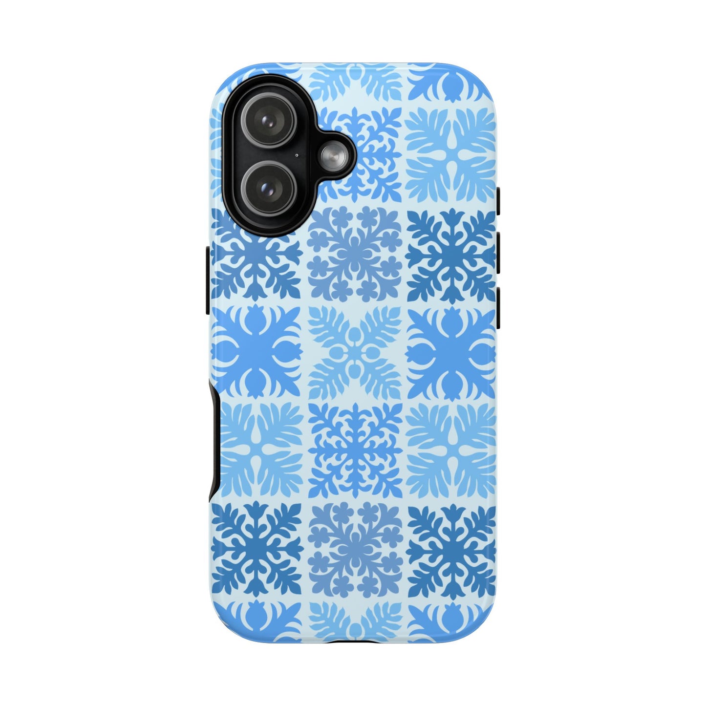 Light Blue Hawaiian Quilt Standard