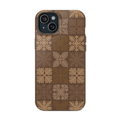 Brown Hawaiian Quilt MagSafe