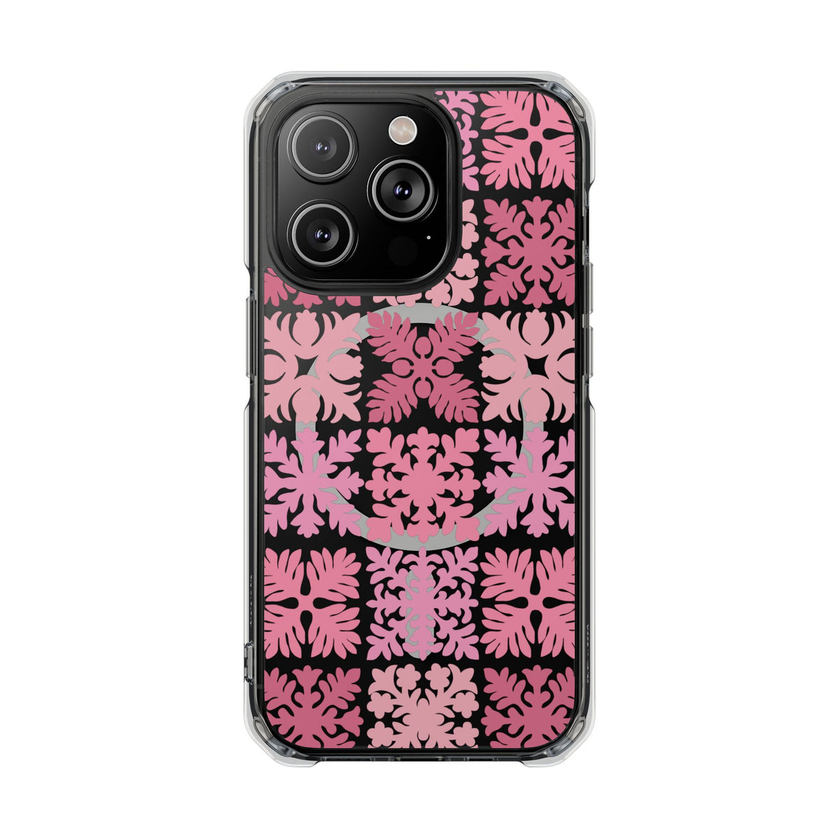 Clear Pink Hawaiian Quilt MagSafe