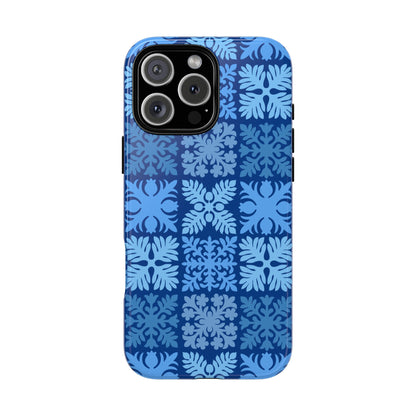 Blue Hawaiian Quilt Standard