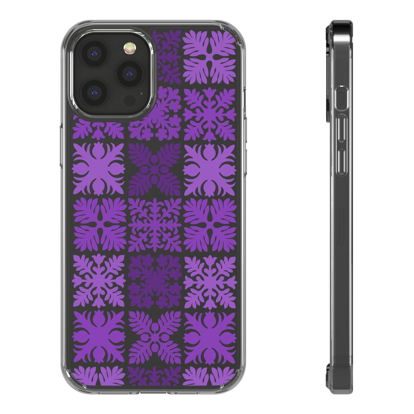 Clear Purple Hawaiian Quilt Standard