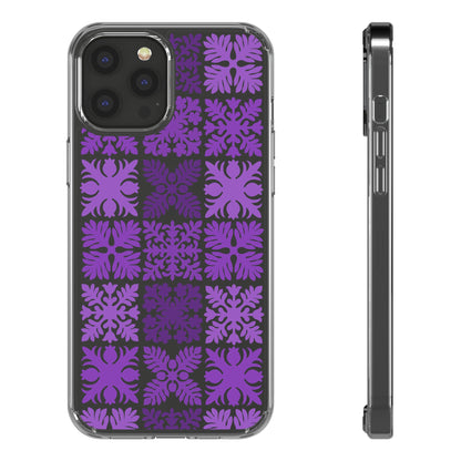 Clear Purple Hawaiian Quilt Standard
