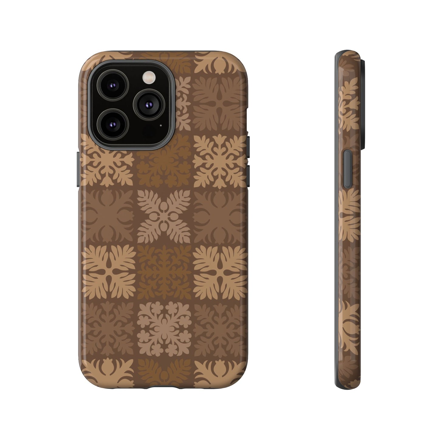 Brown Hawaiian Quilt Standard
