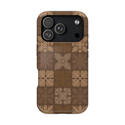 Brown Hawaiian Quilt MagSafe