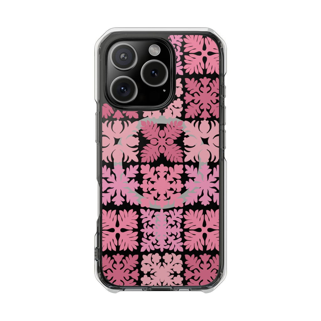 Clear Pink Hawaiian Quilt MagSafe