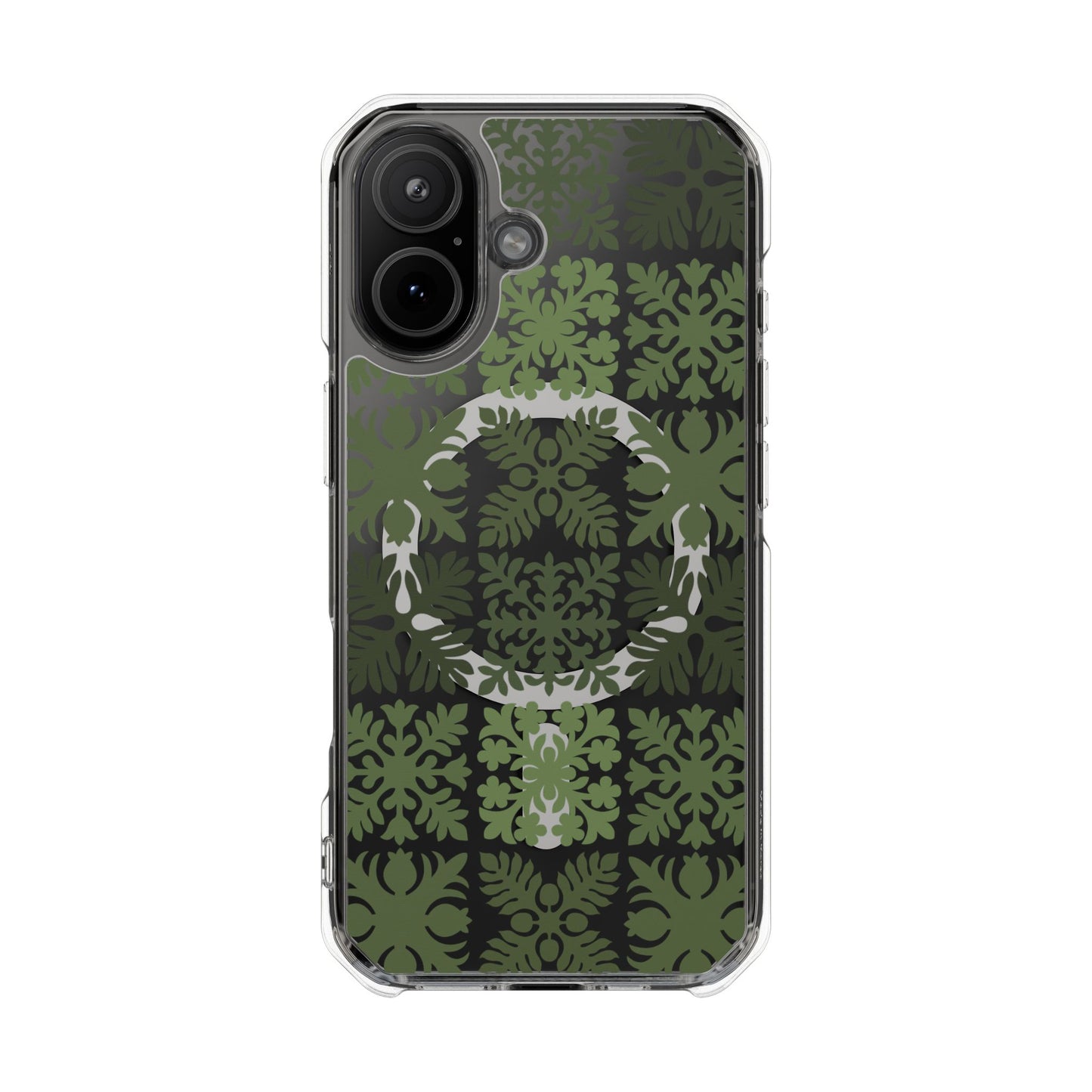 Clear Green Hawaiian Quilt MagSafe