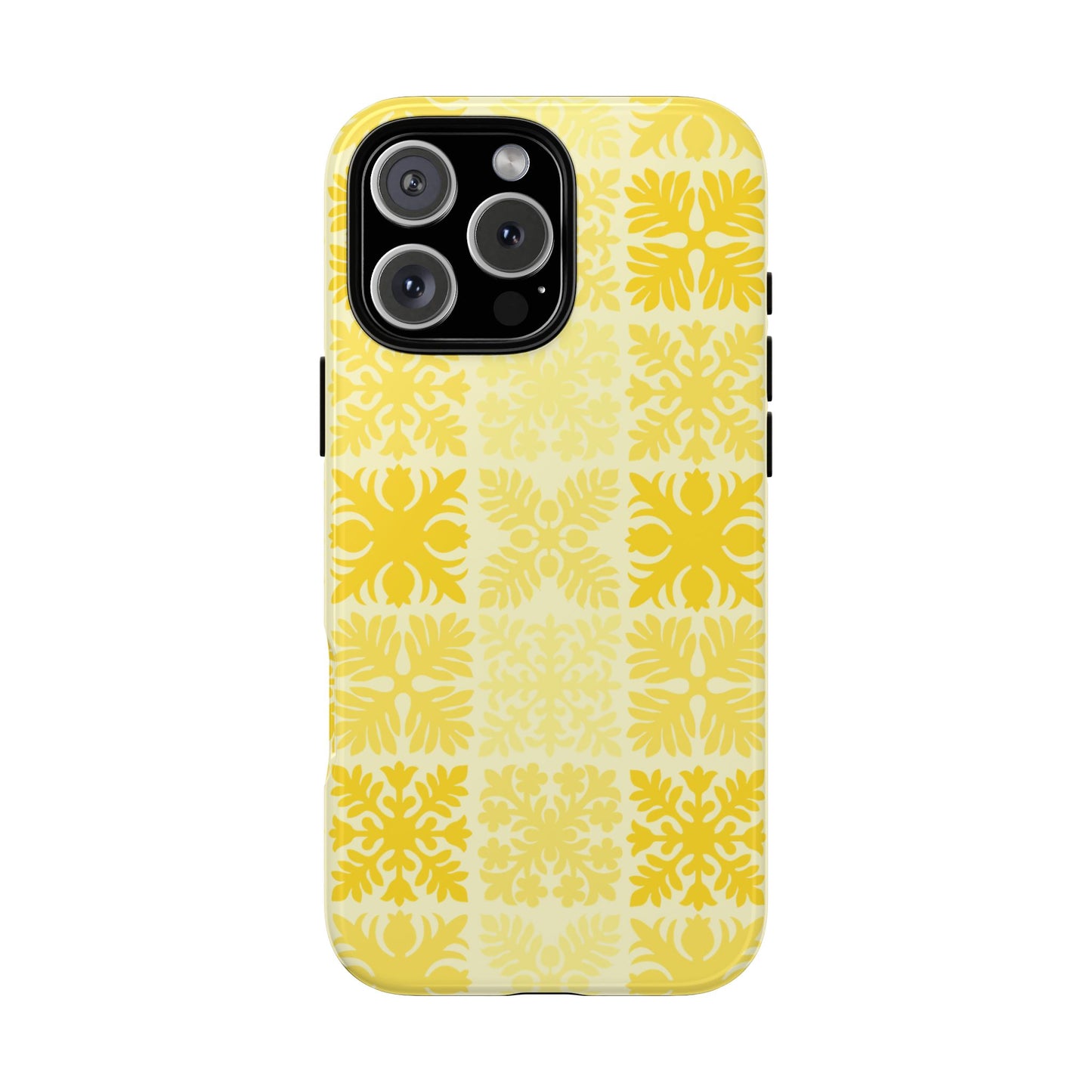 Yellow Hawaiian Quilt Standard