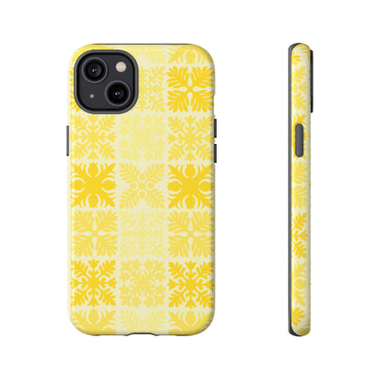 Yellow Hawaiian Quilt Standard