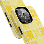 Yellow Hawaiian Quilt Standard