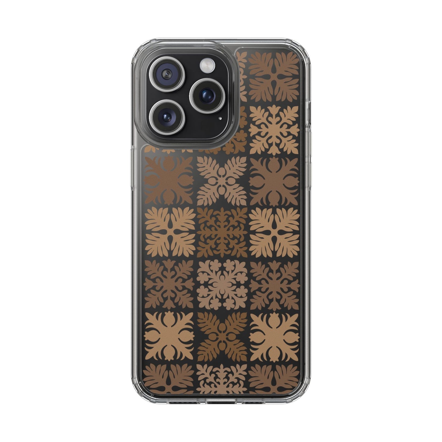 Clear Brown Hawaiian Quilt Standard