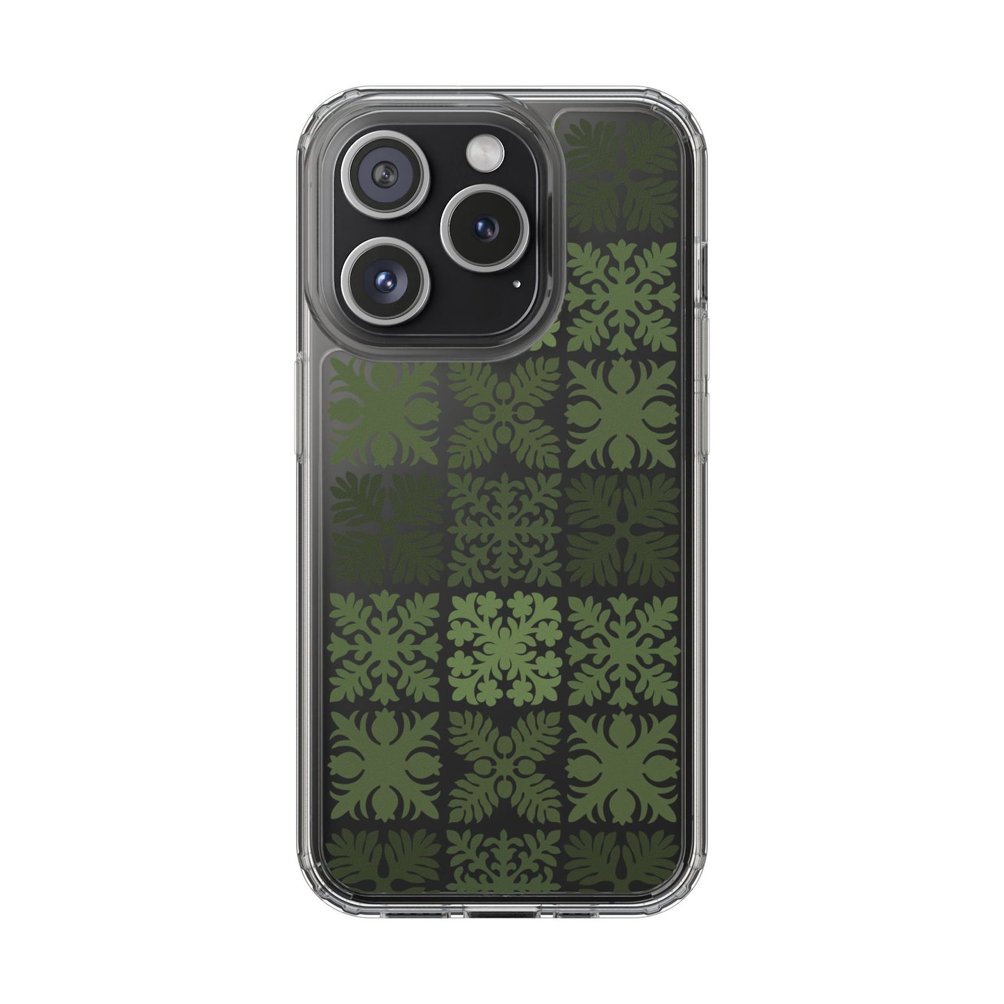 Clear Green Hawaiian Quilt Standard
