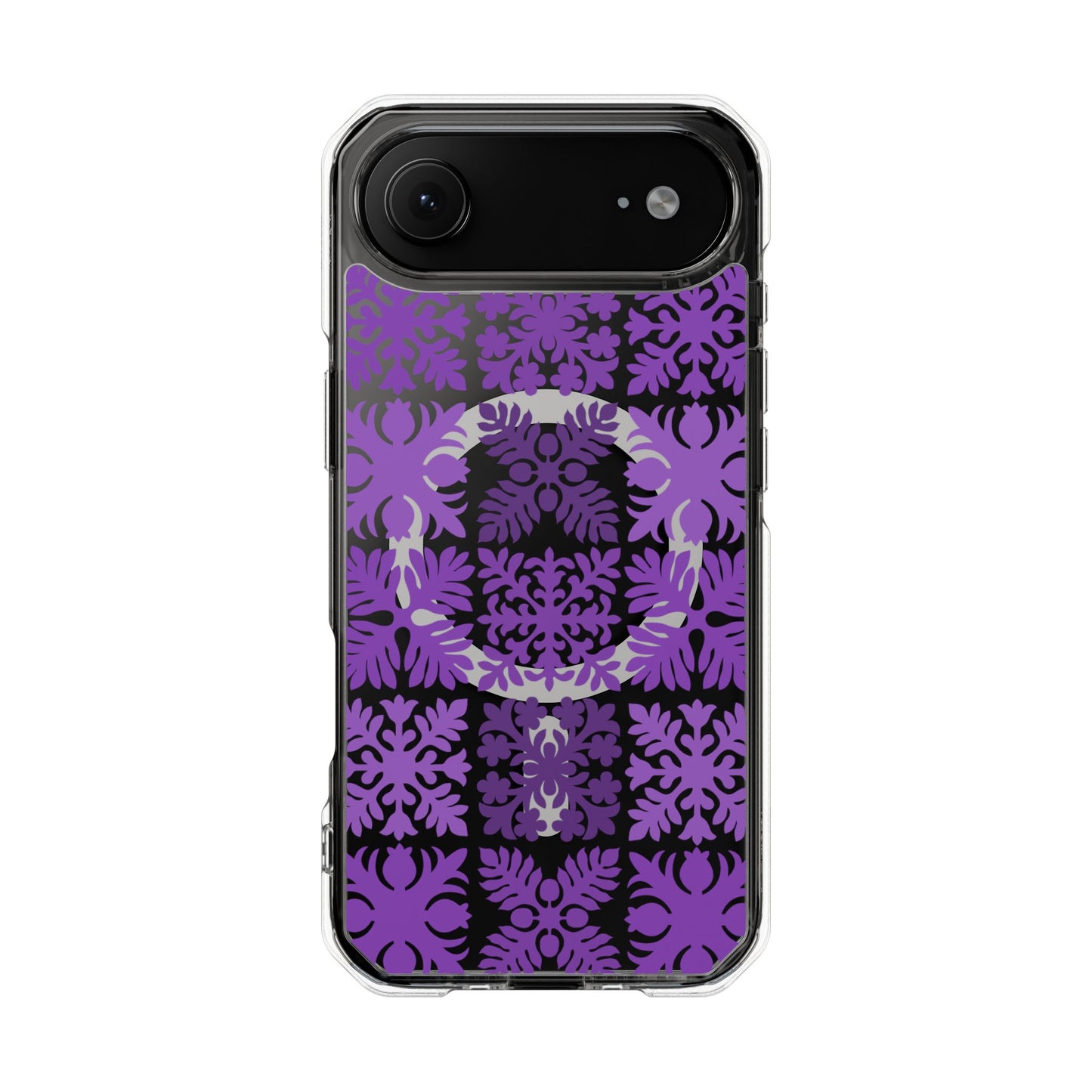 Clear Purple Hawaiian Quilt MagSafe