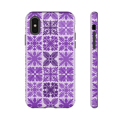 Light Purple Hawaiian Quilt Standard