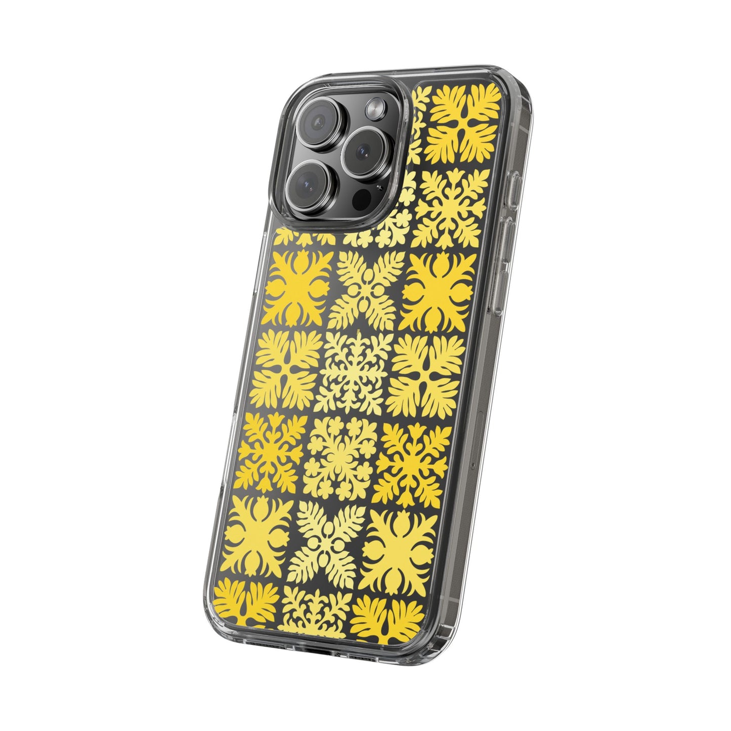 Clear Yellow Hawaiian Quilt Standard
