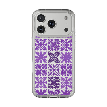 Clear Purple Hawaiian Quilt Standard