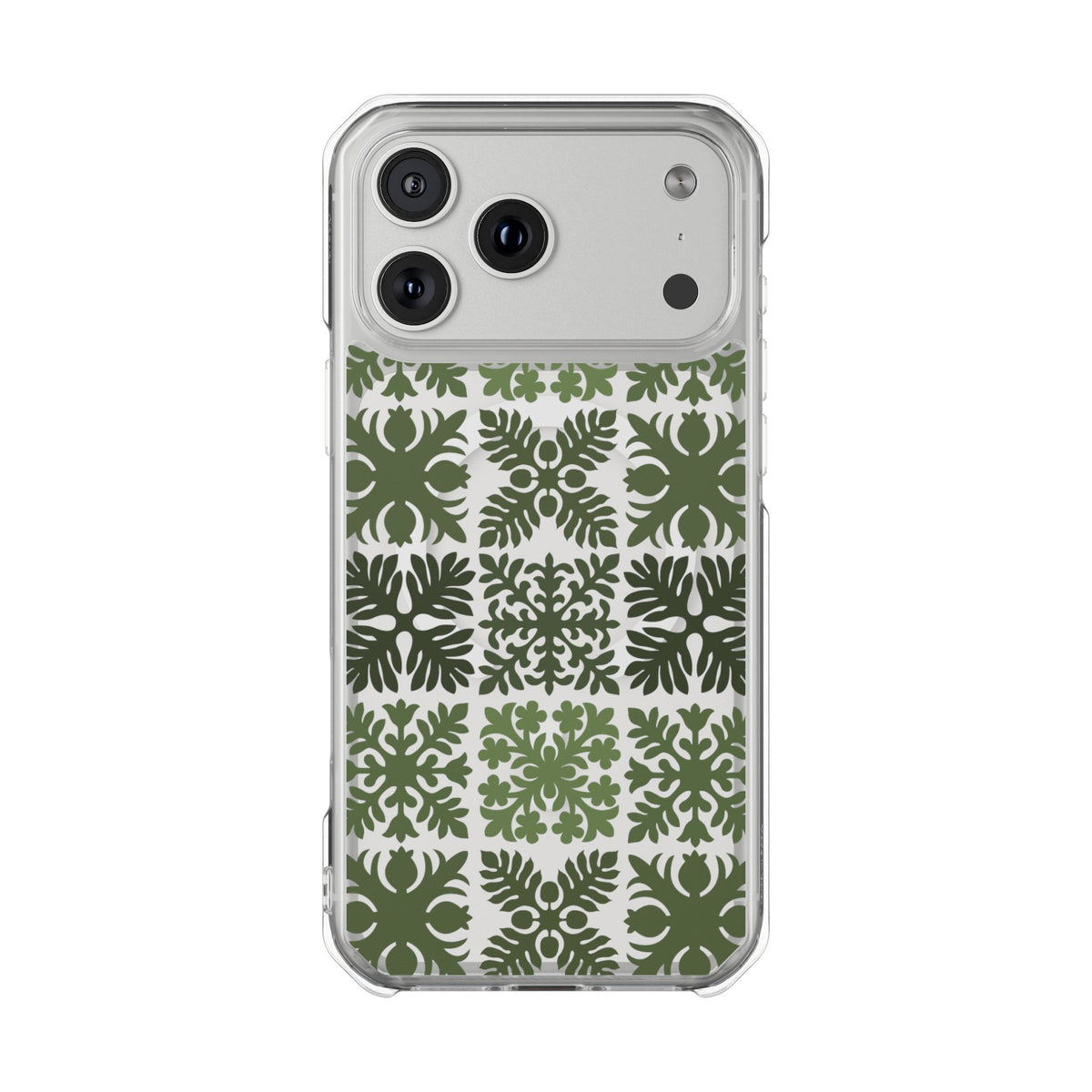 Clear Green Hawaiian Quilt MagSafe