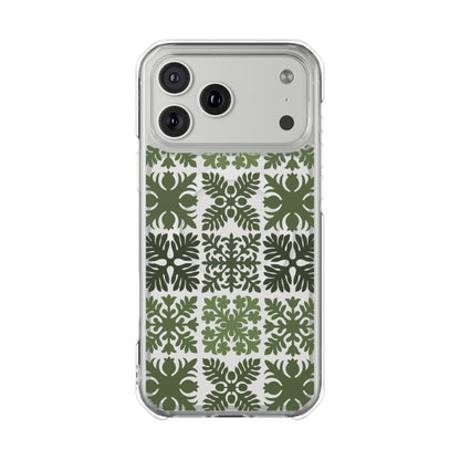 Clear Green Hawaiian Quilt MagSafe