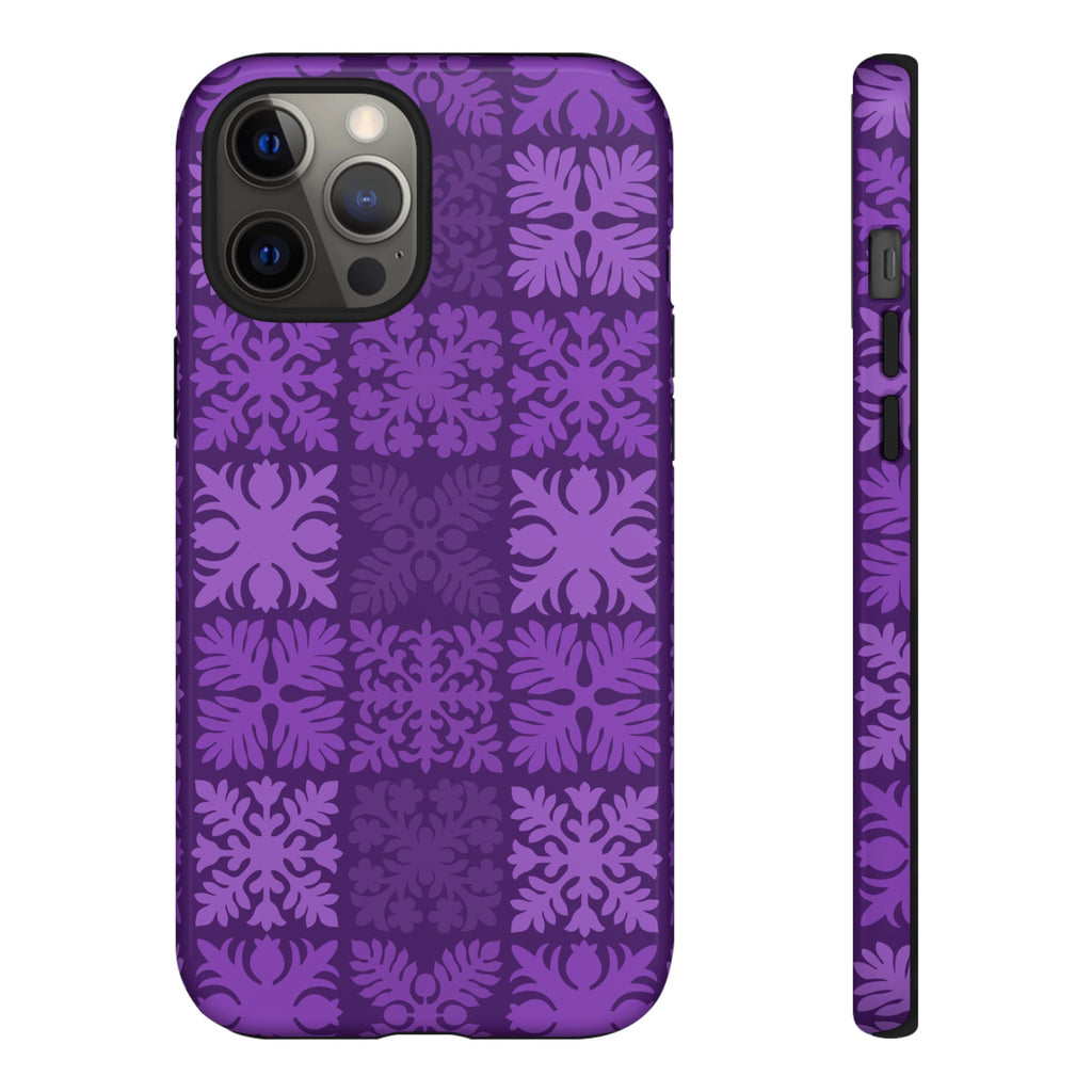 Purple Hawaiian Quilt Standard