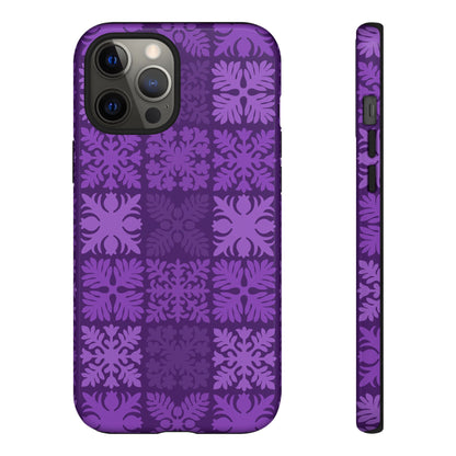 Purple Hawaiian Quilt Standard