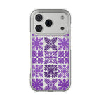 Clear Purple Hawaiian Quilt MagSafe