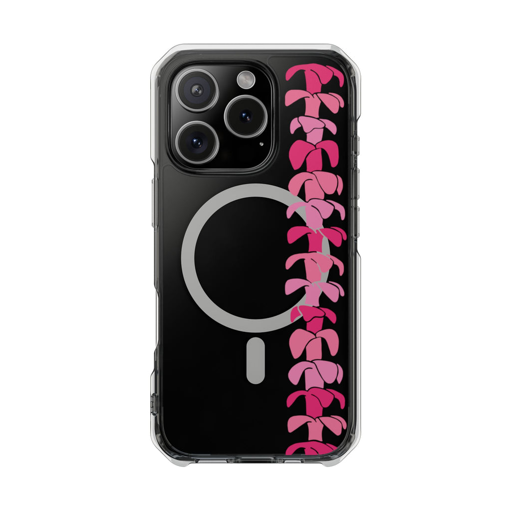 Clear Pink Puakenikeni MagSafe