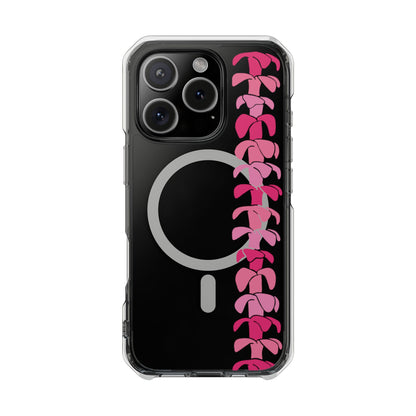 Clear Pink Puakenikeni MagSafe