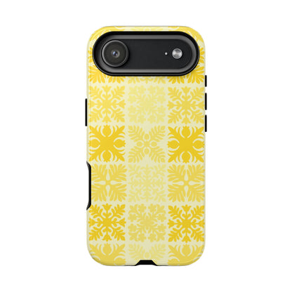 Yellow Hawaiian Quilt Standard