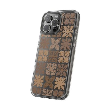 Clear Brown Hawaiian Quilt Standard