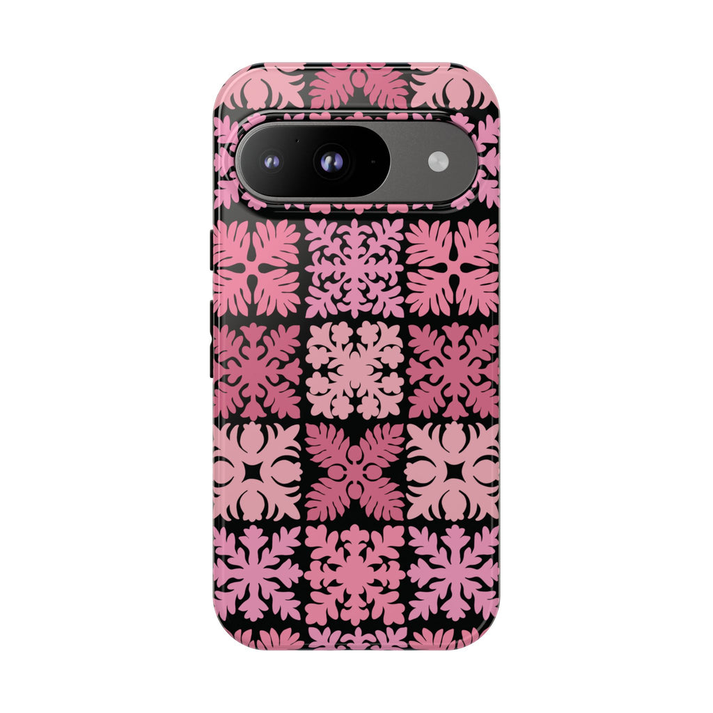 Black Hawaiian Quilt Standard - Google Pixel