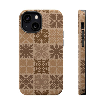 Light Brown Hawaiian Quilt MagSafe