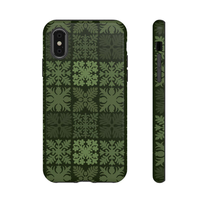 Green Hawaiian Quilt Standard