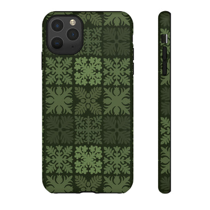 Green Hawaiian Quilt Standard