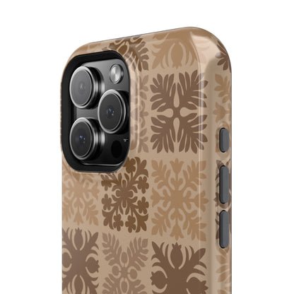 Light Brown Hawaiian Quilt MagSafe