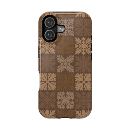 Brown Hawaiian Quilt MagSafe