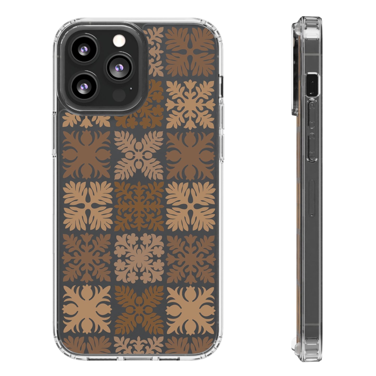 Clear Brown Hawaiian Quilt Standard