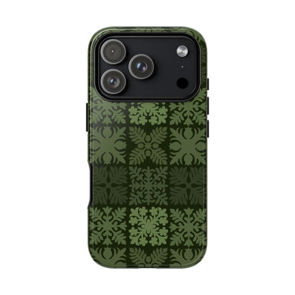 Green Hawaiian Quilt Standard