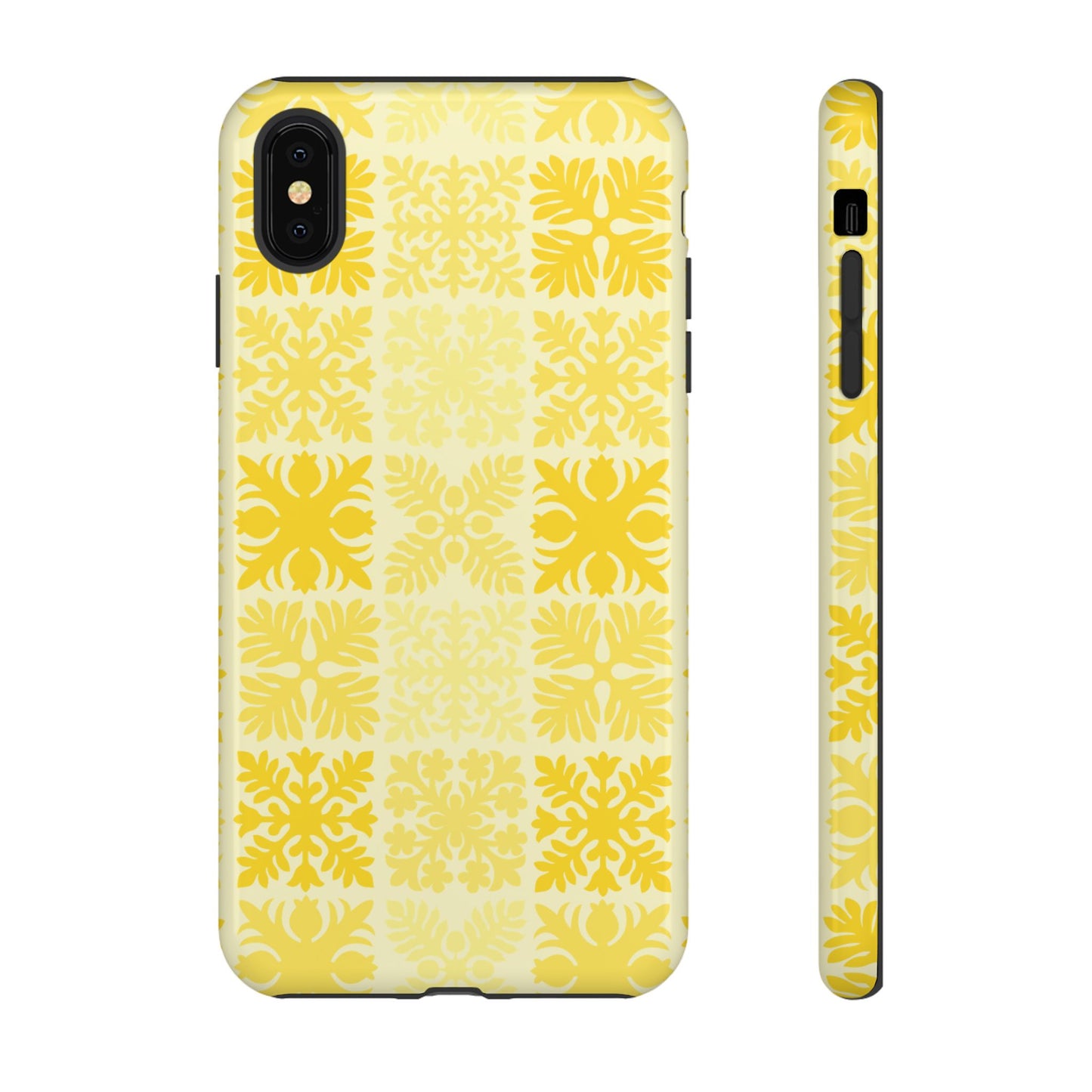 Yellow Hawaiian Quilt Standard
