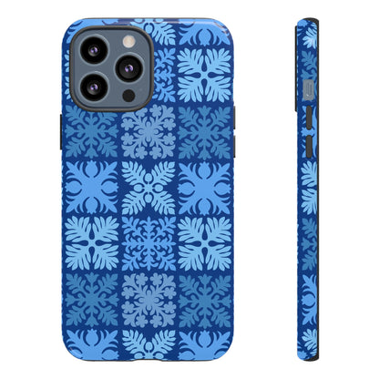 Blue Hawaiian Quilt Standard