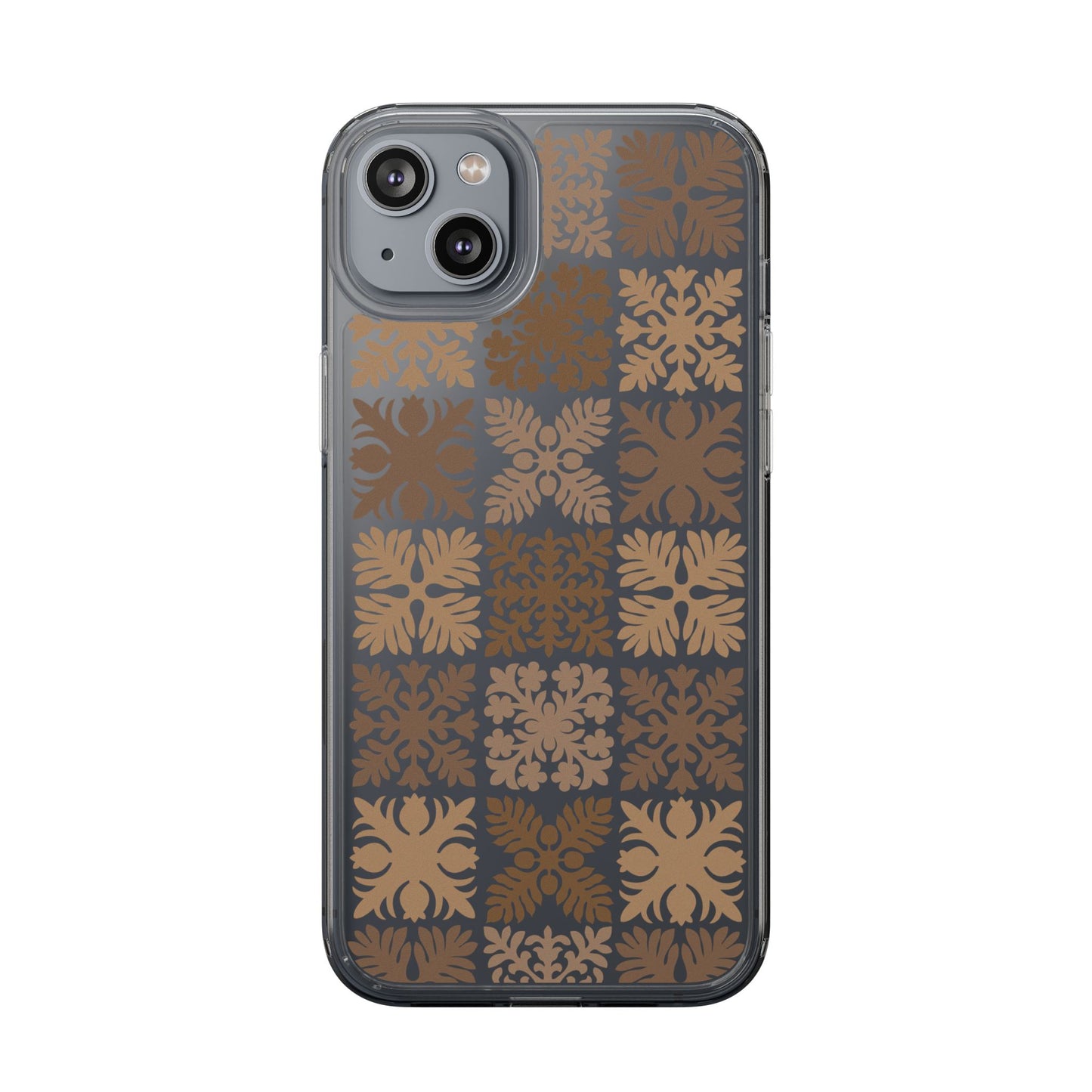 Clear Brown Hawaiian Quilt Standard