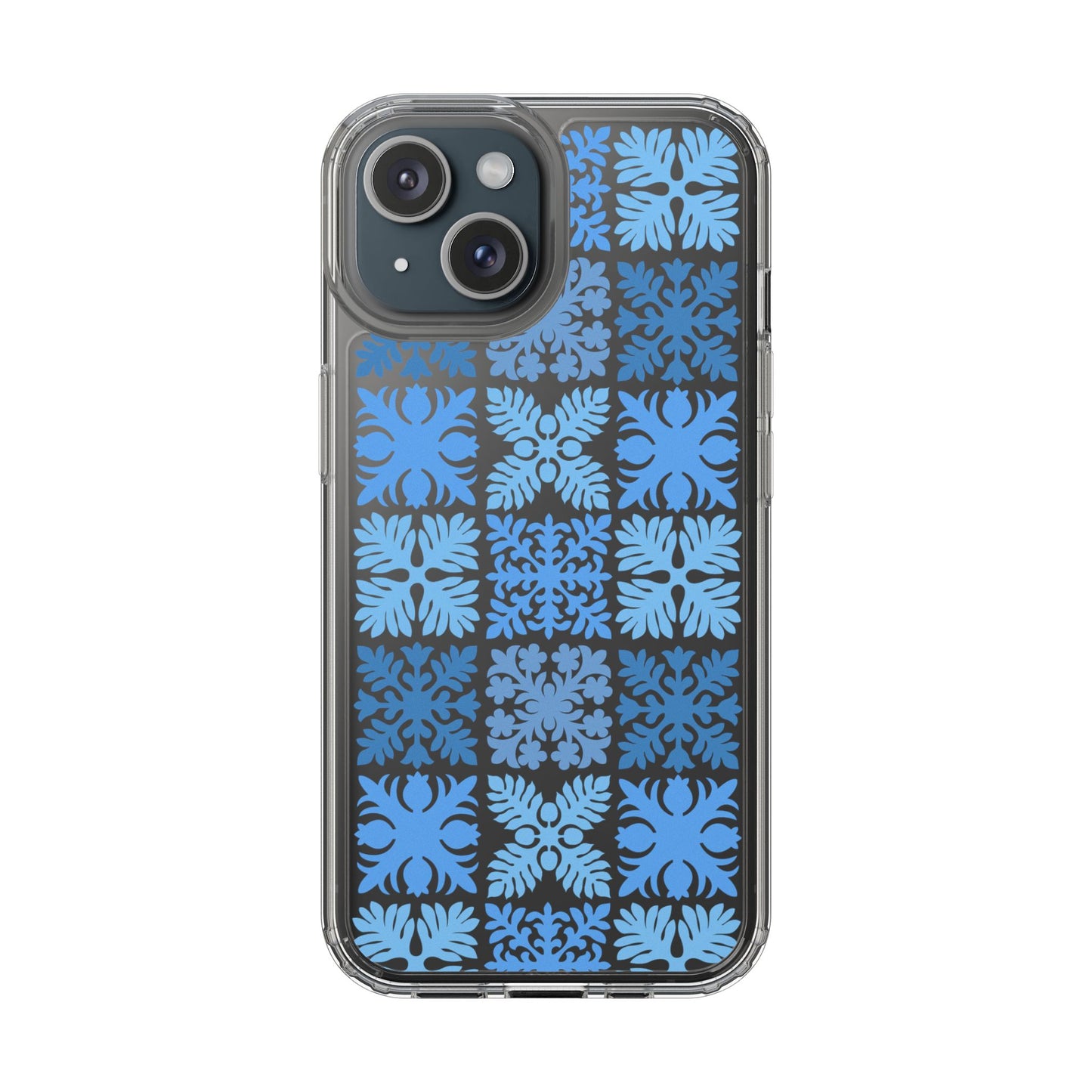 Clear Blue Hawaiian Quilt Standard