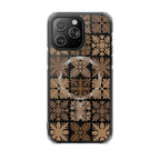 Clear Brown Hawaiian Quilt MagSafe