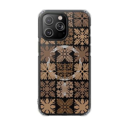 Clear Brown Hawaiian Quilt MagSafe
