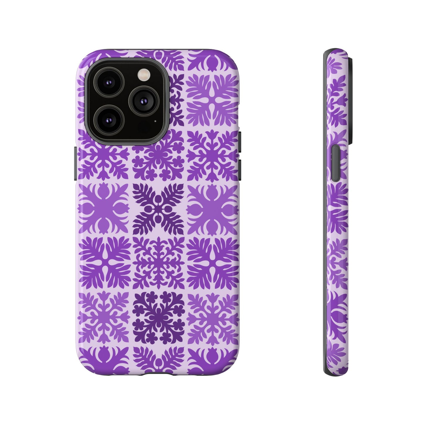 Light Purple Hawaiian Quilt Standard