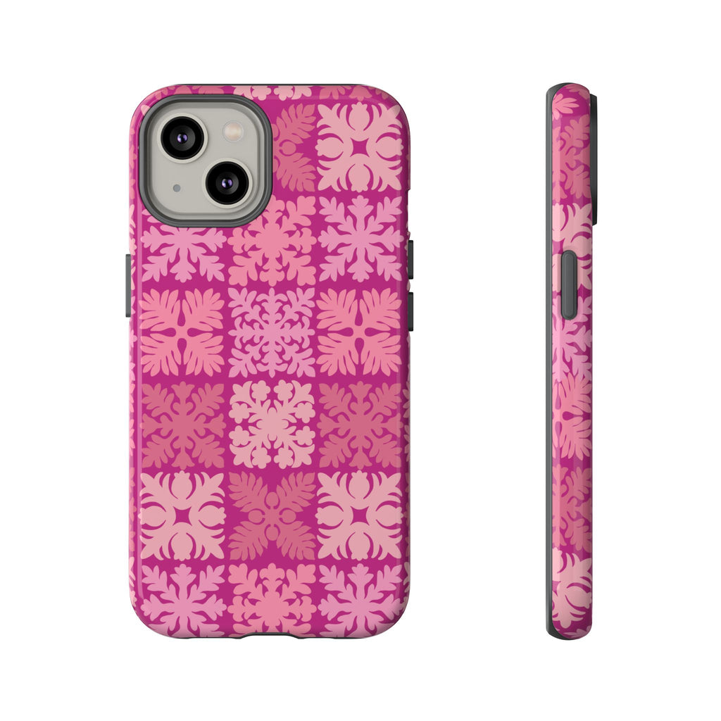 Pink Hawaiian Quilt Standard