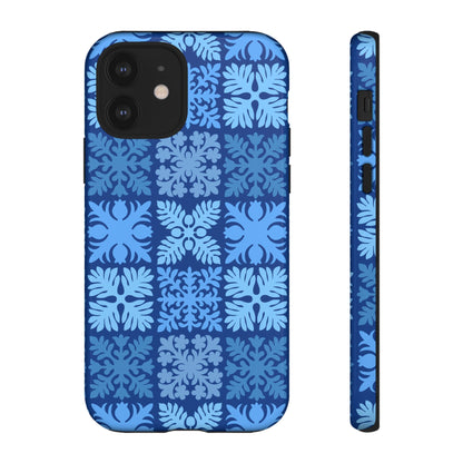 Blue Hawaiian Quilt Standard