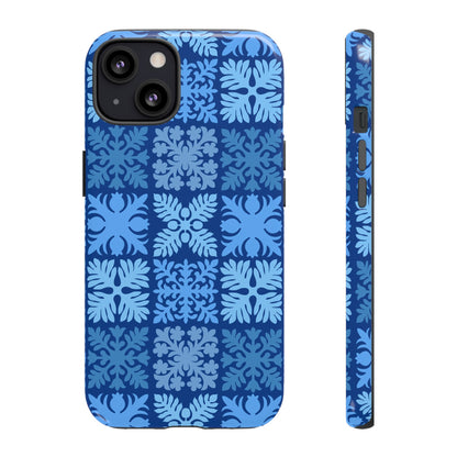 Blue Hawaiian Quilt Standard