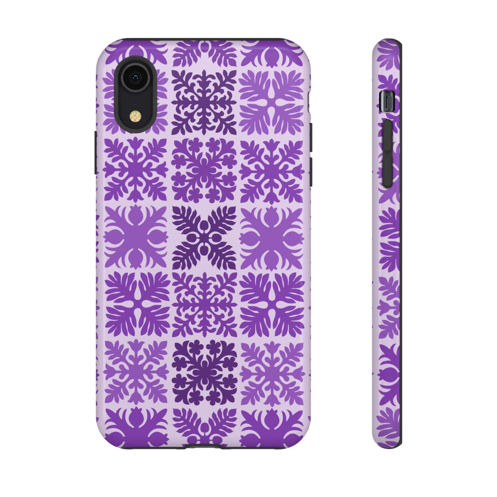 Light Purple Hawaiian Quilt Standard