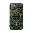 Clear Green Hawaiian Quilt MagSafe